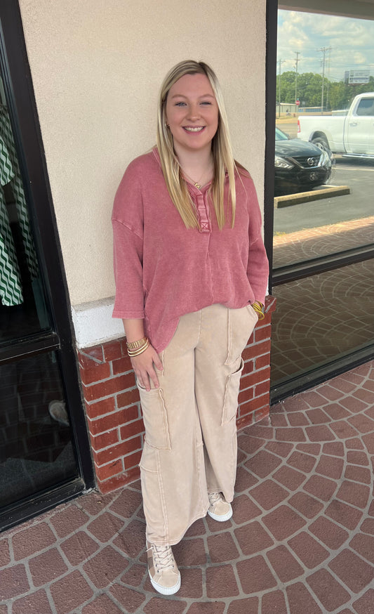 Always Comfy Pants in Taupe