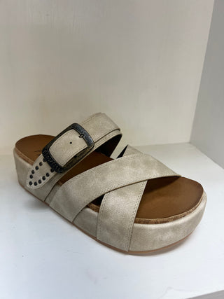 The Lily Sandal- Tan