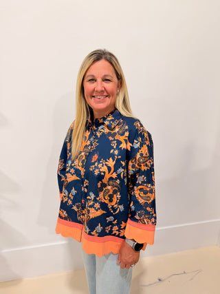 Navy Dreams Blouse