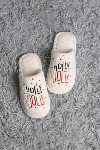 Holly Jolly Slippers