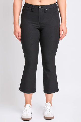 Color Rush YMI Cropped Jeans In Black