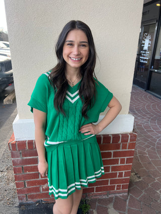 Tennis Date Skort- Green