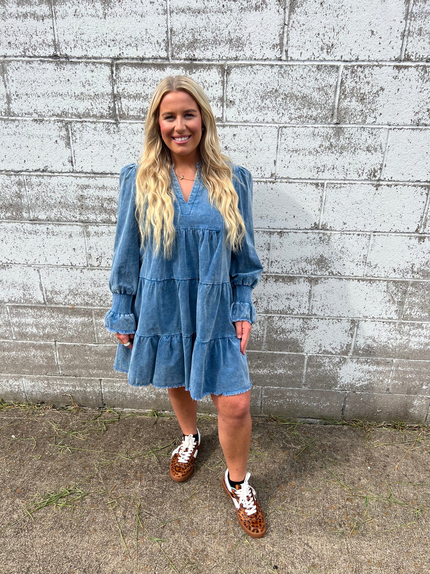 The Katie Dress In Denim