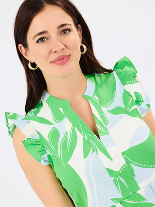 The Kari Dress- Light Blue Mix