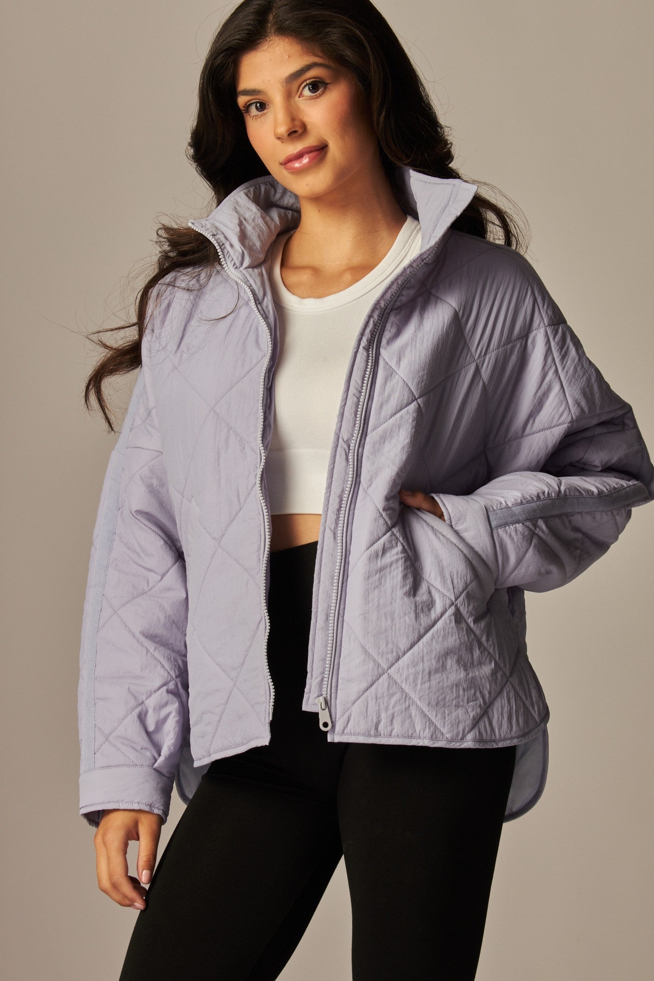 Winter Dreams Puffer Jacket/Lavender