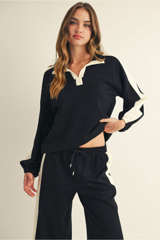 Let Me Travel Top- Black