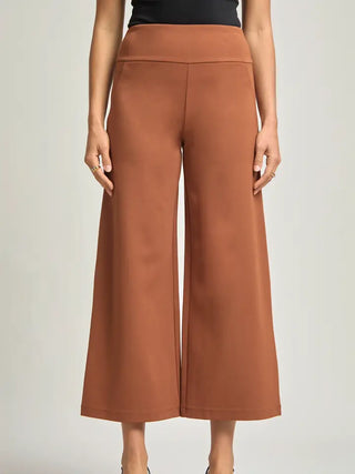 Magic Wide Cropped Pant- Rust