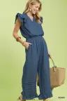 Sweetgrass Ruffle Pant- Denim