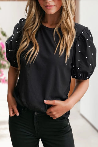 All The Girl Vibes Top- Black