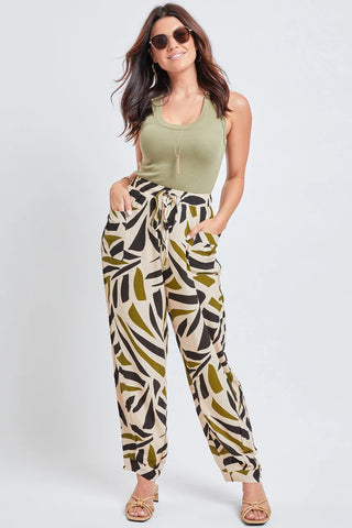 Wide Jogger Pant- Abstract Print