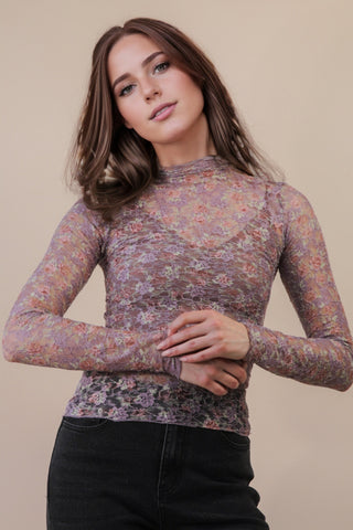 The Maci Layering Top-Mauve