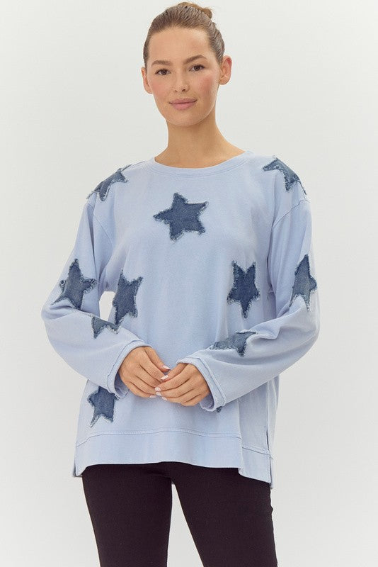 Starlight Top In Blue