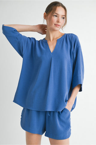 Aubrey Lounge Set- Denim