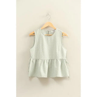 The Summer Peplum Top-Sage