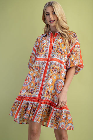 The Sunset Sangria Dress