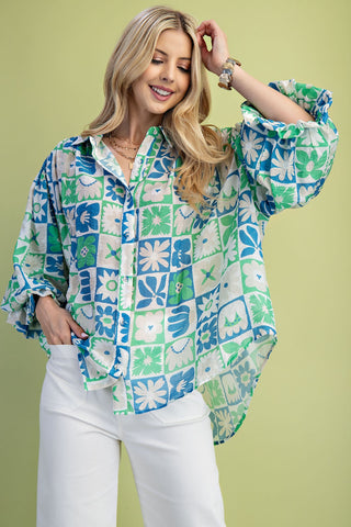 The Groovy Garden Top