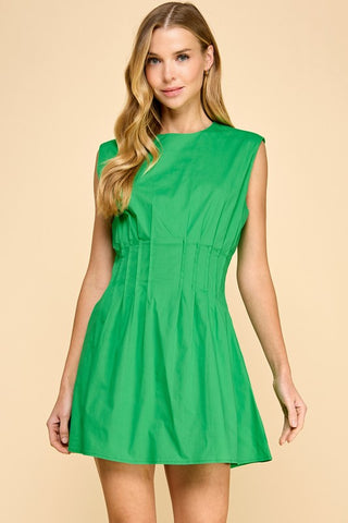 The Shift Dress- Green
