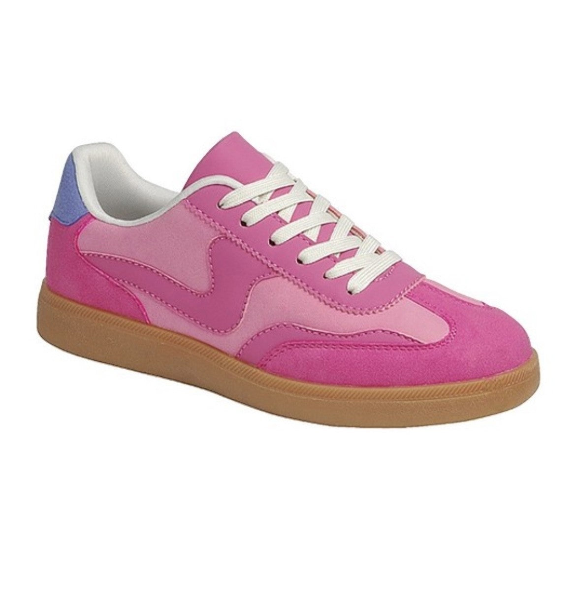 The Happy Heart Sneaker in Pink