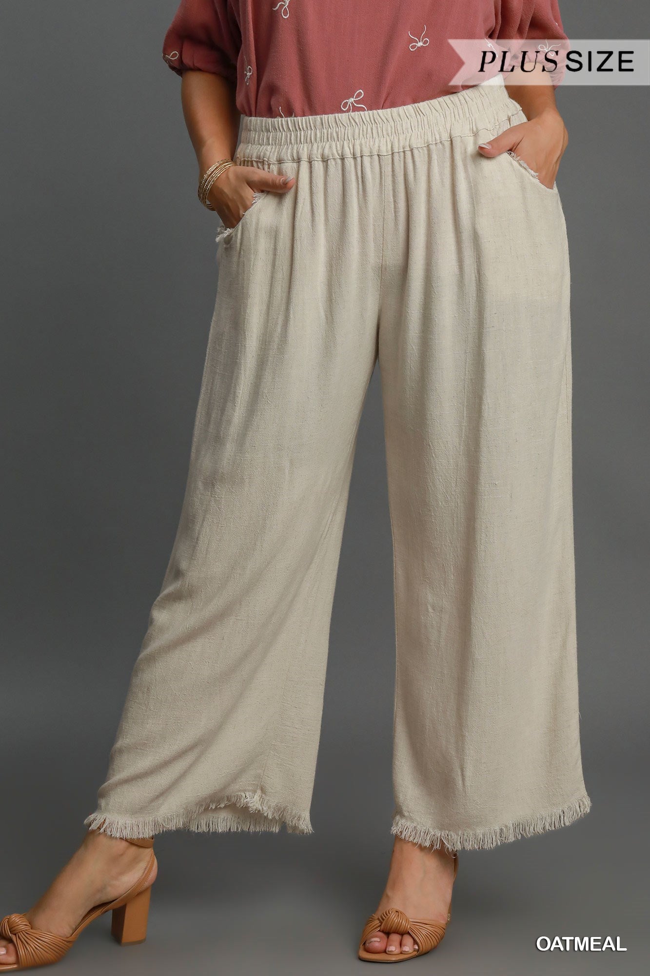 Curvy Power Hour Pants- Cream