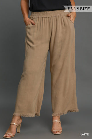 Curvy Power Hour Pants- Tan