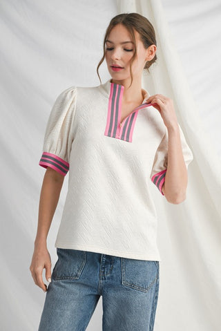 Savannah Zip Top
