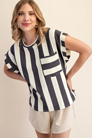Colette Top- Gray