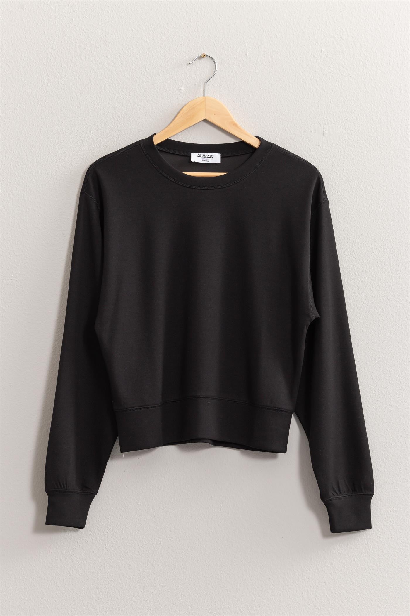 Crewneck Sweatshirt In Black