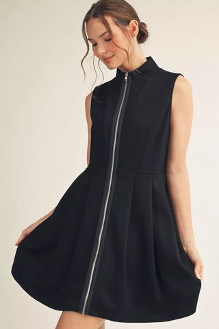 Casual Day Dress-Black
