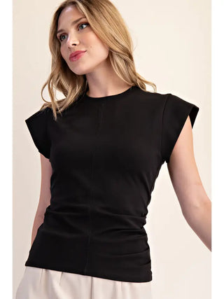 Rustic Knit Top - Black