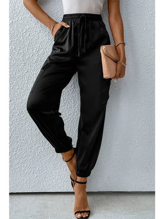 Down To Business Satin Pants