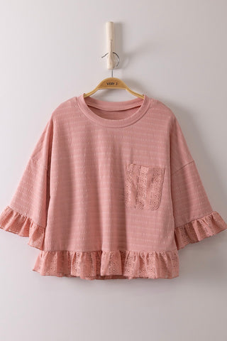 The Elsa Top- Blush