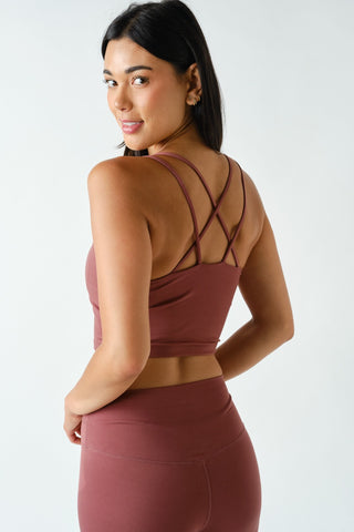 Venice Cloud Light Criss Cross/Rosewood