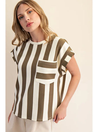 Colette Top- Olive