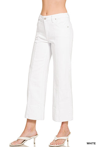 Good Day Cropped Pant- White
