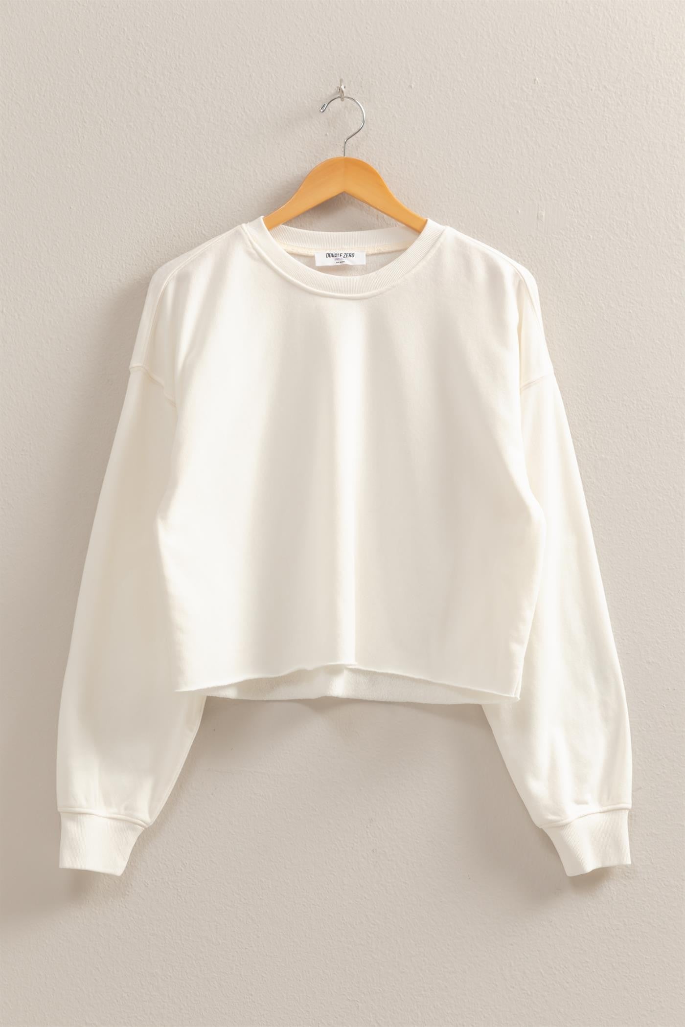 Spring Favorite Sweatshirt- White