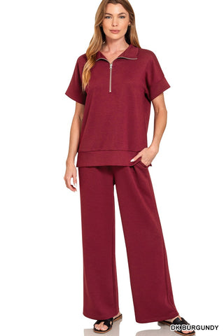 Airplane Mode Scuba Set- Burgundy