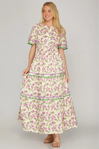 The Easter Brunch Maxi - Violet