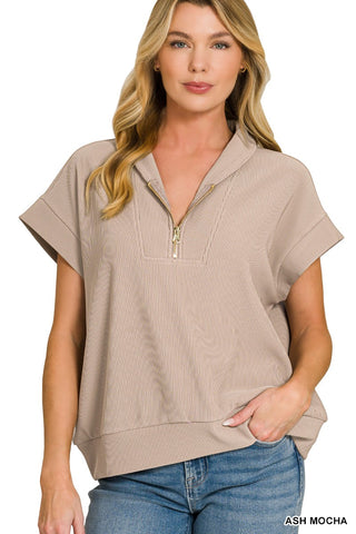 The Easy Street Top- Ash Mocha