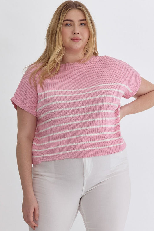 Curvy Peonies Top