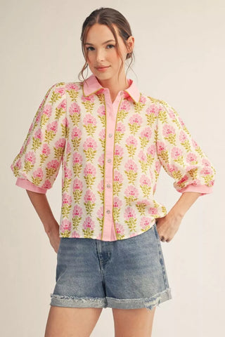 Sweet Spring Floral Top