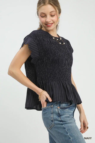 Feel The Need Top - Navy