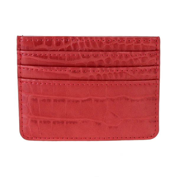 Mom, I Am A Rich Man Card Holder In Red Croc