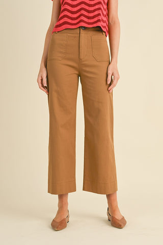 Patch Pocket Pant- Hazelnut