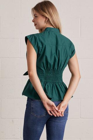 The Avenue Top- Heather Green
