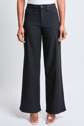 Katrina Wide Leg Jean-Black