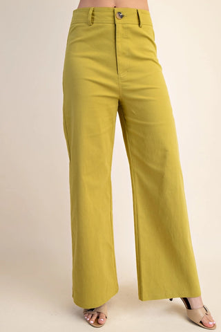 Legally Chic Pants- Lime