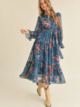 Modern Darling Dress - Teal