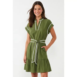 Sweet Simplicity Dress- Olive
