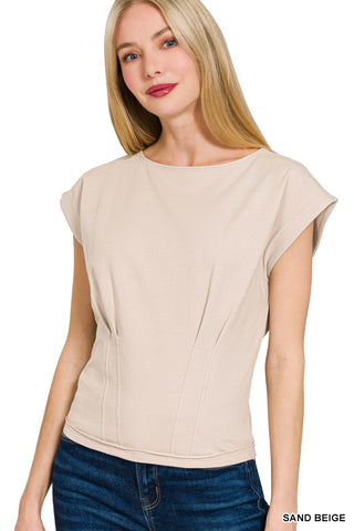 The Perfect Day Top- Sand