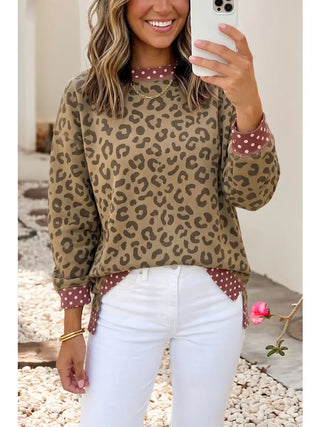 The Etta Leopard Blouse